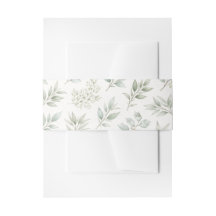 Motif de feuilles botaniques vertes douces