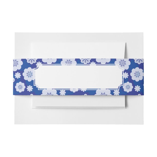 Bandeau De Faire-part motif de fleur (Devant Example)