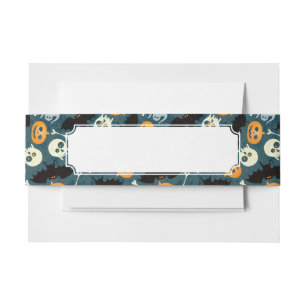 Bandeau De Faire-part Motif de Halloween