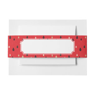 Bandeau De Faire-part Motif de pastèque