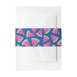 Bandeau De Faire-part Motif de pastèque tropicale