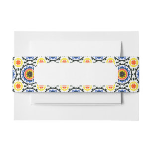 Bandeau De Faire-part Motif de Suzani