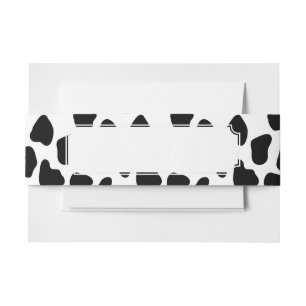 Bandeau De Faire-part Motif de vache