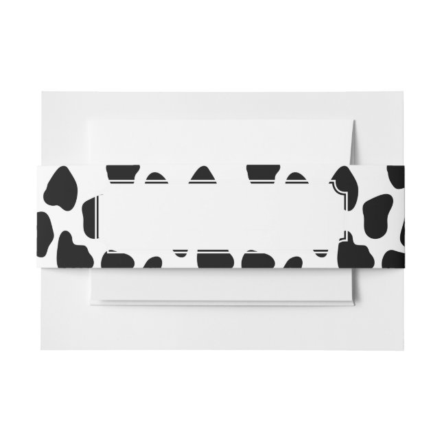 Bandeau De Faire-part Motif de vache (Devant Example)