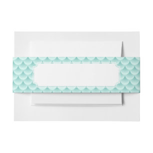 Bandeau De Faire-part Motif d'échelles de poissons