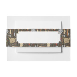 Bandeau De Faire-part Motif ethnique de chasse