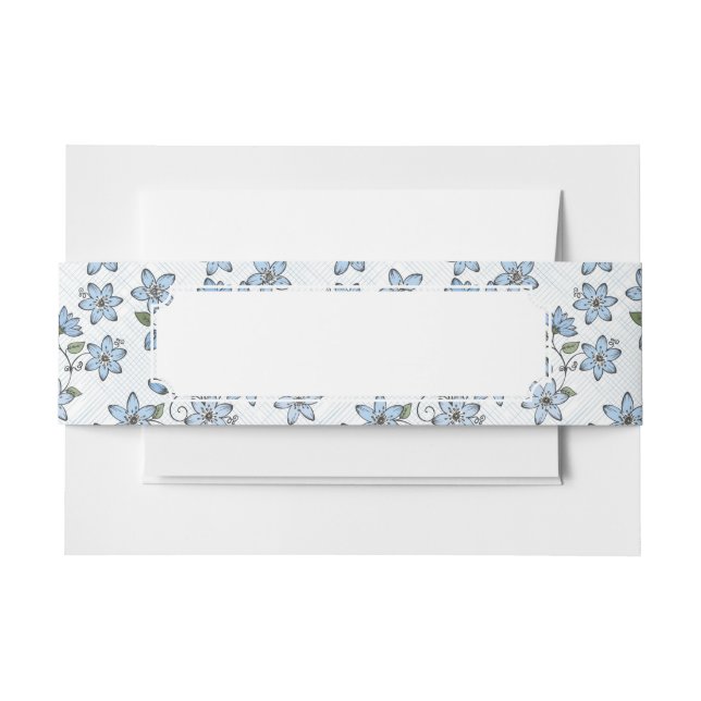 Bandeau De Faire-part Motif floral 2 2 (Devant Example)