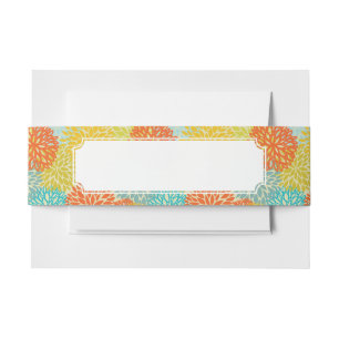 Bandeau De Faire-part Motif floral 3