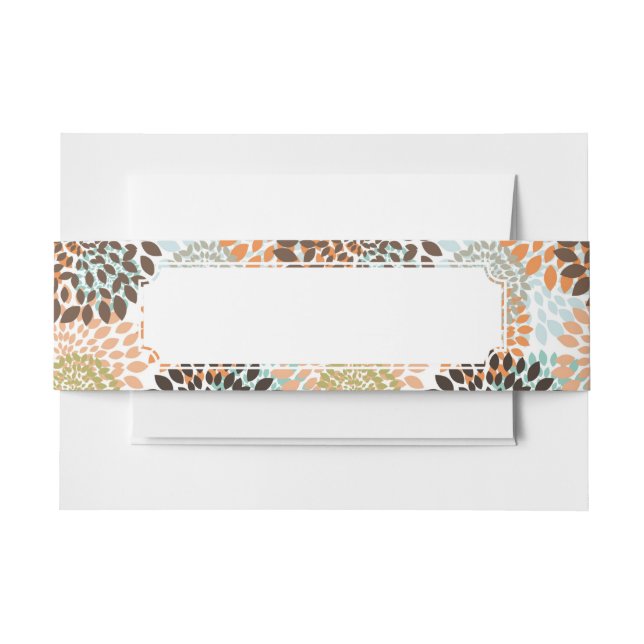 Bandeau De Faire-part Motif floral 7 (Devant Example)