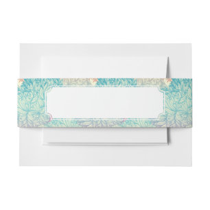 Bandeau De Faire-part Motif floral multicolore de griffonnage