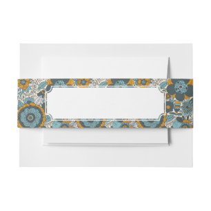Bandeau De Faire-part Motif floral vintage