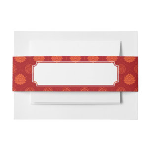 Bandeau De Faire-part Motif indien