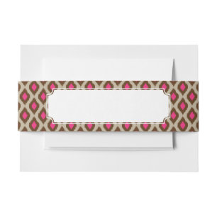 Bandeau De Faire-part Motif moderne d'ikat