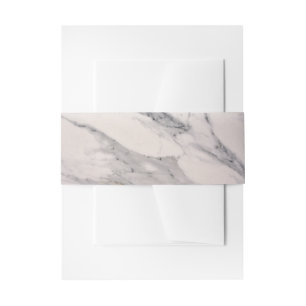 Bandeau De Faire-part Motif moderne en marbre noir gris rose