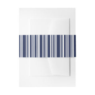 Bandeau De Faire-part Motif moderne Mixte Marine Bleu Bleu Blancs