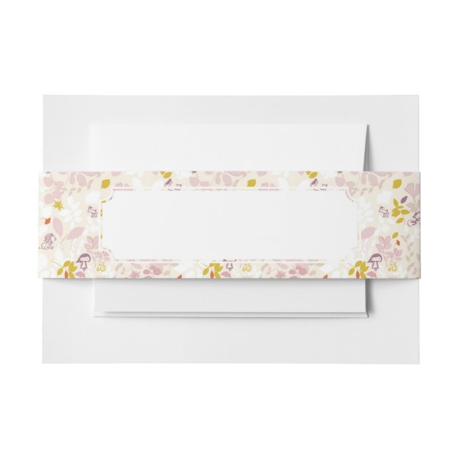 Bandeau De Faire-part motif montrant les animaux lunatiques (Devant Example)