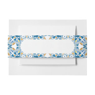 Bandeau De Faire-part Motif portugais de tuile