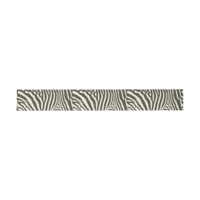 Bandeau De Faire-part Motif Poster de animal Zebra Stripe (Plat)
