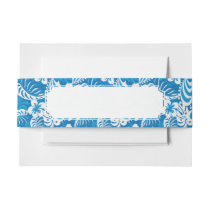 Bandeau De Faire-part Motif tropical de ketmie