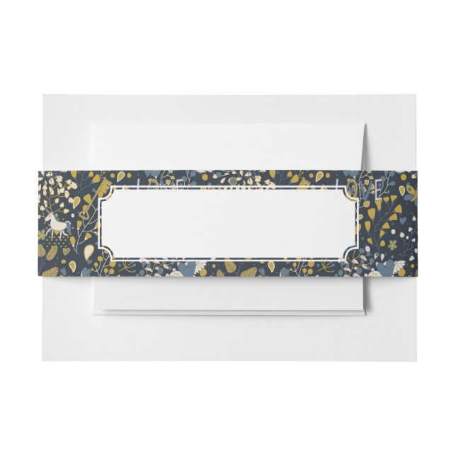 Bandeau De Faire-part Motif vintage abstrait (Devant Example)