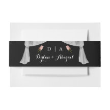 Noir monogramme classique avec bande de ventre Mar