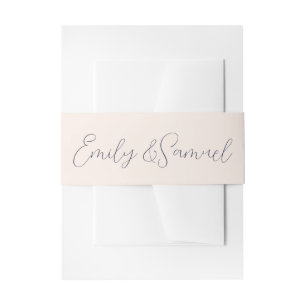 Bandeau De Faire-part Noms des mariées et des mariées Faire-part de mari