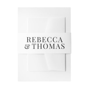 Bandeau De Faire-part Noms Modernes Mariage