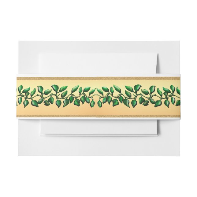 Bandeau De Faire-part Notre mariage Bliss Belly Band (Devant Example)