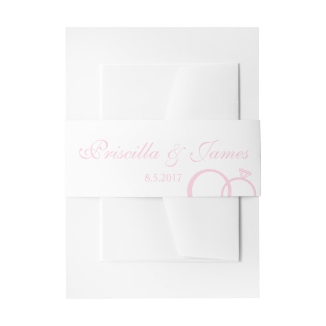 Bandeau De Faire-part Nous faisons Mariage (Devant example)