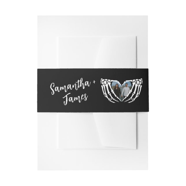 Bandeau De Faire-part Nuit d'Halloween des époux vivants (Devant example)