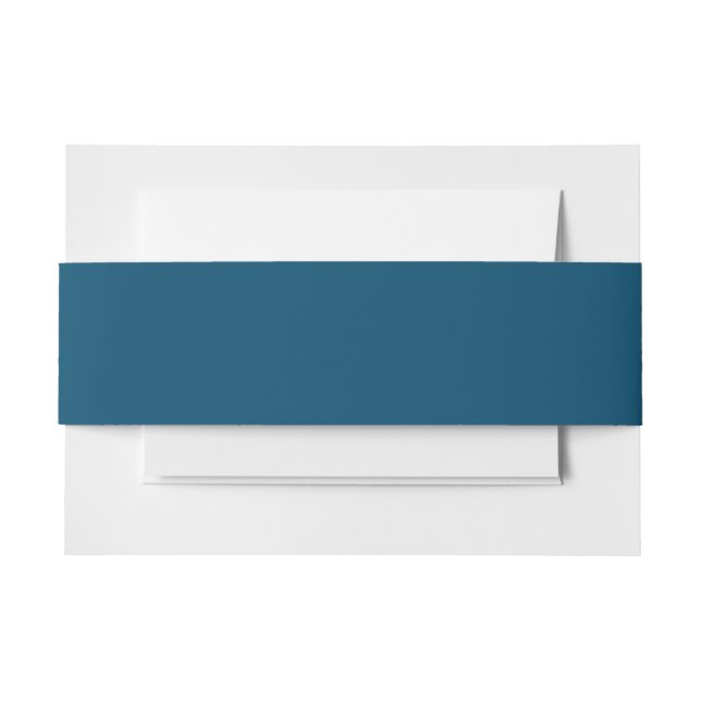 Bandeau De Faire-part Ocean Blue #00486B accessoires de mailling (Devant Example)