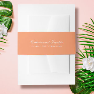 Bandeau De Faire-part Orange Faire-part de mariage Belly