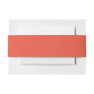 Bandeau De Faire-part Orange rouge #EC553E accessoires de mailling