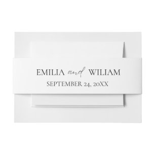 Bandeau De Faire-part Oranges romantiques Citrus Mariage