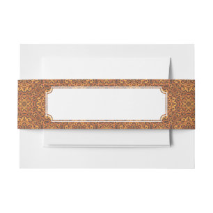 Bandeau De Faire-part Ornement arabe élégant