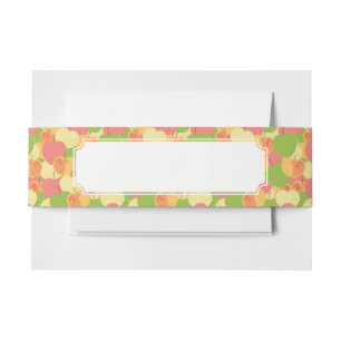 Bandeau De Faire-part Ornement avec des pommes