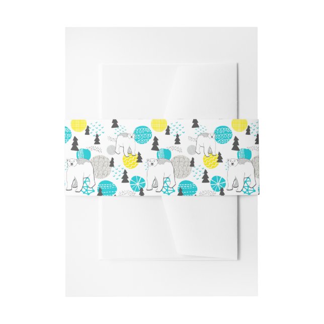 Bandeau De Faire-part Ours polaire (Devant example)