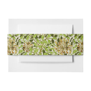 Bandeau De Faire-part Papier peint floral Chèvrefeuille de William Morri