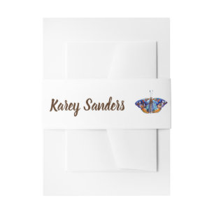 Bandeau De Faire-part Papillon