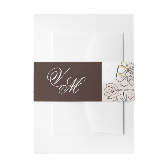 Bandeau De Faire-part Parcourir le Mariage Amour (Devant example)