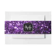 Parties scintillant foncé violet faux brillant sci