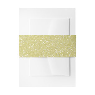 Bandeau De Faire-part Parties scintillantes scintillantes d'or de Sandy