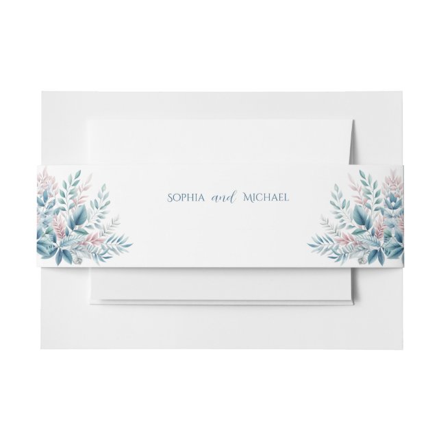 Bandeau De Faire-part Pastel Botanical- (Devant Example)