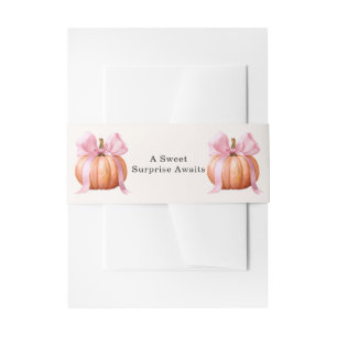 Bandeau De Faire-part Petit Ruban de Baby Shower Citrouille – Salem Roma