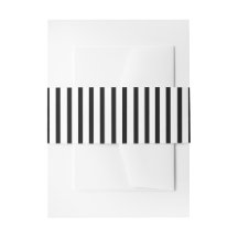 Pinstripe mince noir et blanc