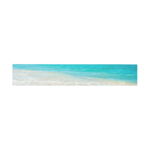 Bandeau De Faire-part Plage de PixDezines/Sable blanc/Océan bleu turquoi