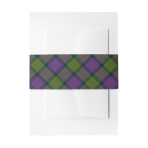 Bandeau De Faire-part Plaid écossais MacDonald Tartan