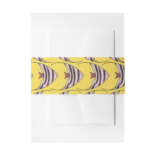 Bandeau De Faire-part Poisson jaune vif