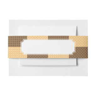 Bandeau De Faire-part Quatre gaufrettes