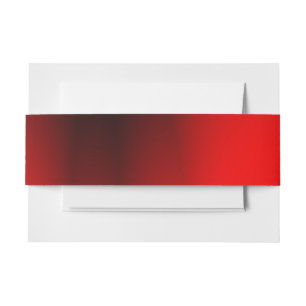 Bandeau De Faire-part Regal Red Splash